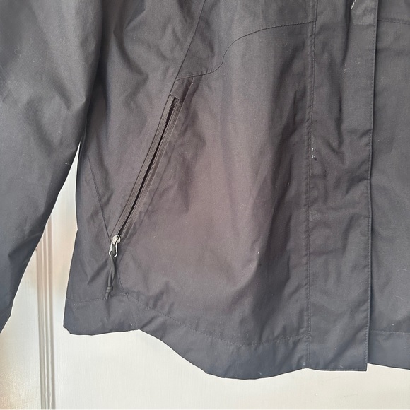 North Face Jacket Womens M Medium Black Hyvent Outdoor Hooded Zip Up Pockets - Picture 9 of 16
